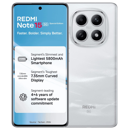 Xiaomi Redmi Note 15 SE 5G 8/128GB Frosted White (Global)