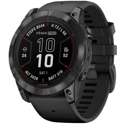 Garmin Fenix 7X Pro Sapphire Solar Carbon Gray DLC Titanium / Black Band (010-02778-11)